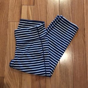 Striped Athleta Leggings